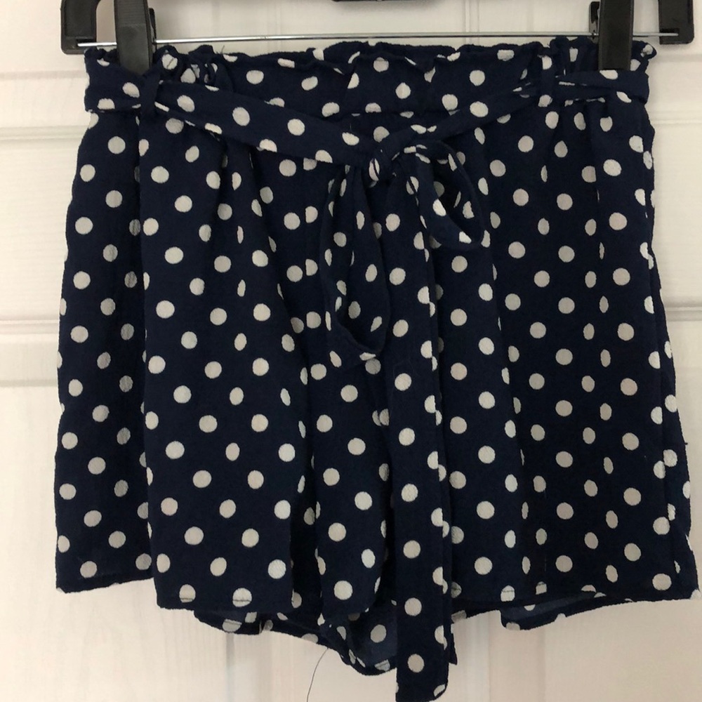 A’gaci polka dot blue shorts like new
